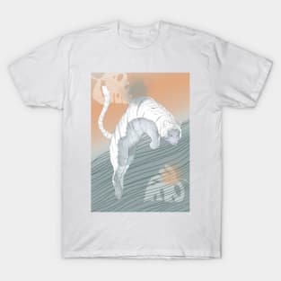 Tiger Abstract Sketch Poster T-Shirt